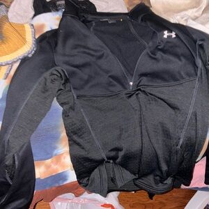 Under Armour Black Women's Full-Zip Athletic Hoodie